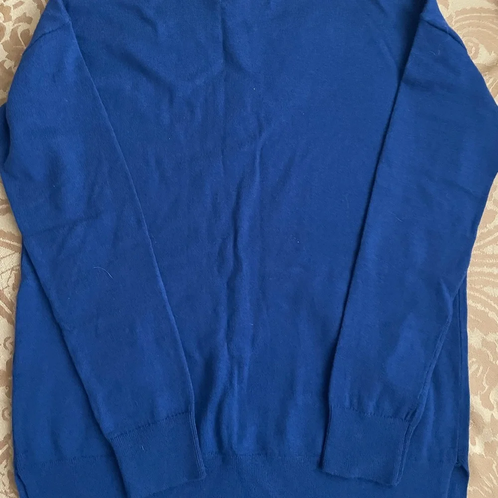 Women’s‎  Blue V-Neck Sweater